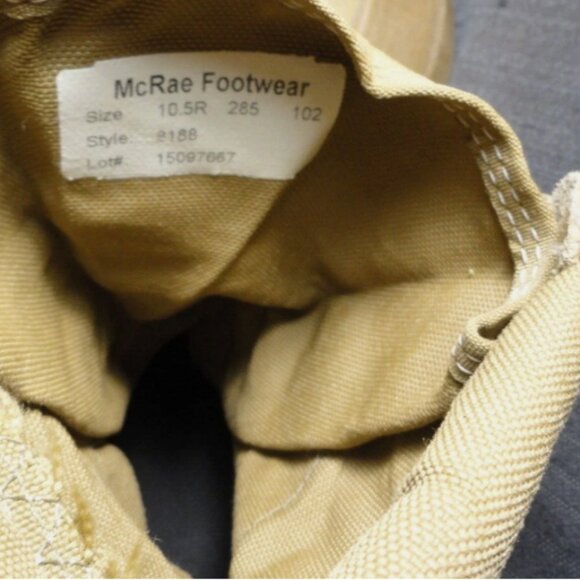 MCRAE MILITARY USAF ARMY COMBAT TACTICAL 285 CURRENT 23 sz10.5R BOOTS SV 1424